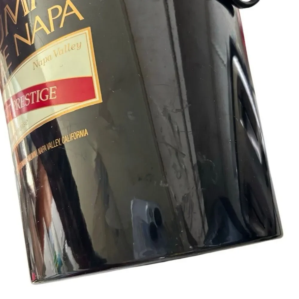 Mumm Guvee Napa Brut Prestige Black Metal Ice Bucket